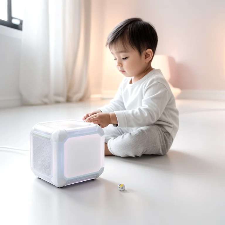 Kind programmiert Drohne